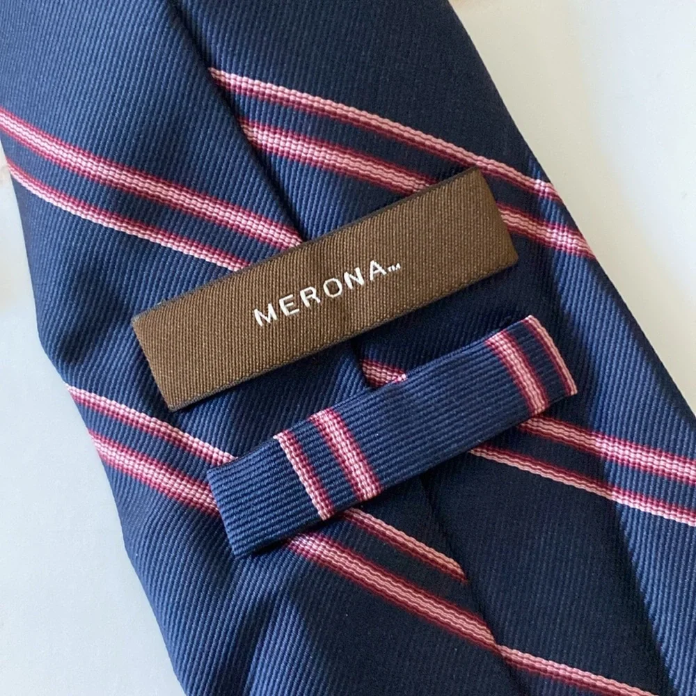 Classic Navy Striped Tie